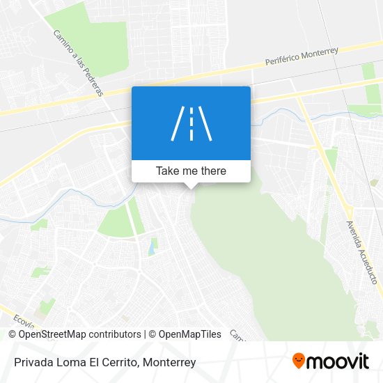 Privada Loma El Cerrito map