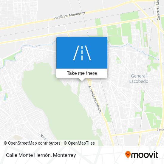 Calle Monte Hernón map