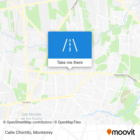 Calle Chorrito map