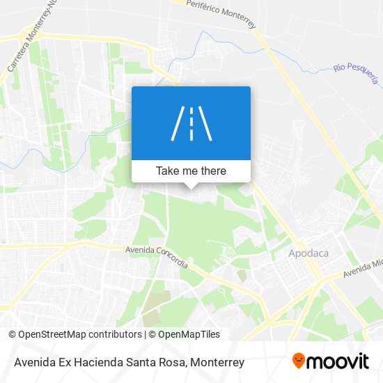 Avenida Ex Hacienda Santa Rosa map