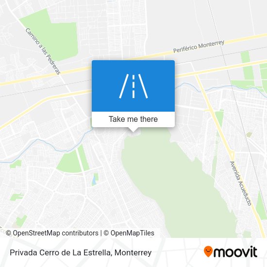 Privada Cerro de La Estrella map