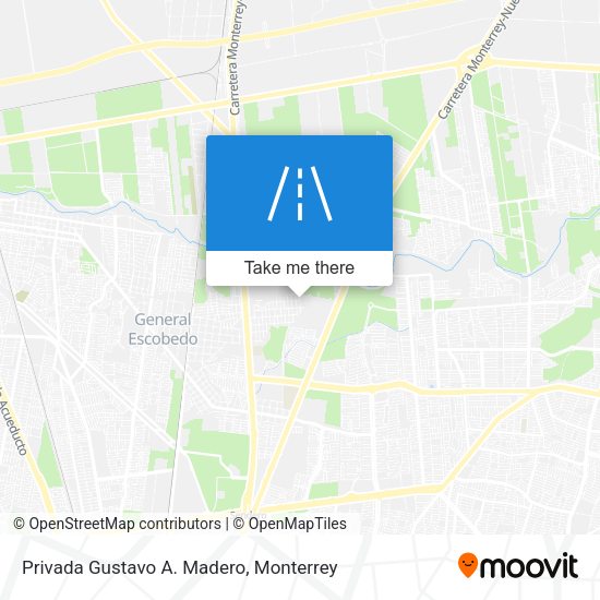 Privada Gustavo A. Madero map