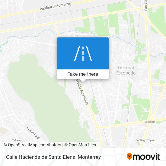 Mapa de Calle Hacienda de Santa Elena