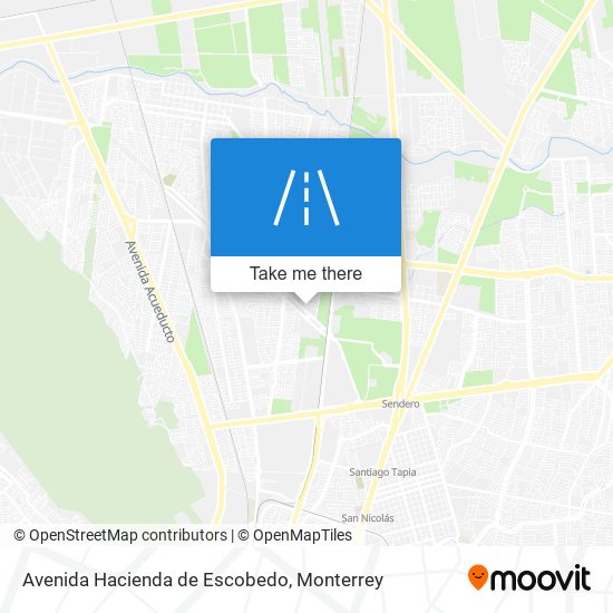 Mapa de Avenida Hacienda de Escobedo