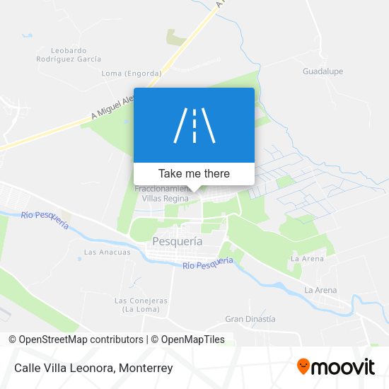 Mapa de Calle Villa Leonora