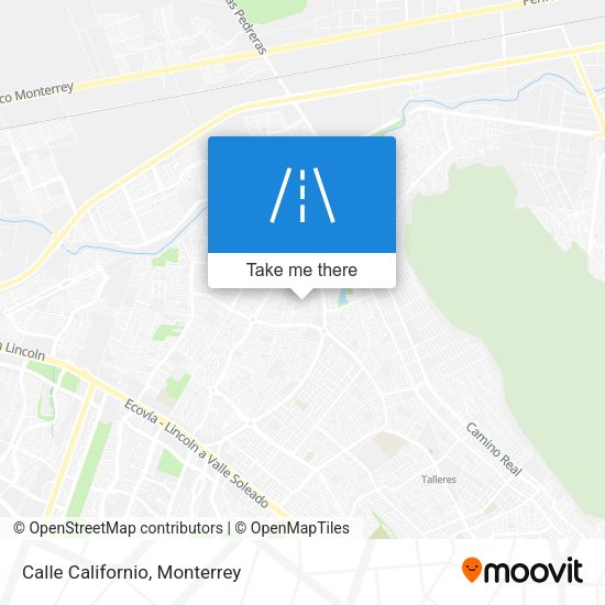 Mapa de Calle Californio