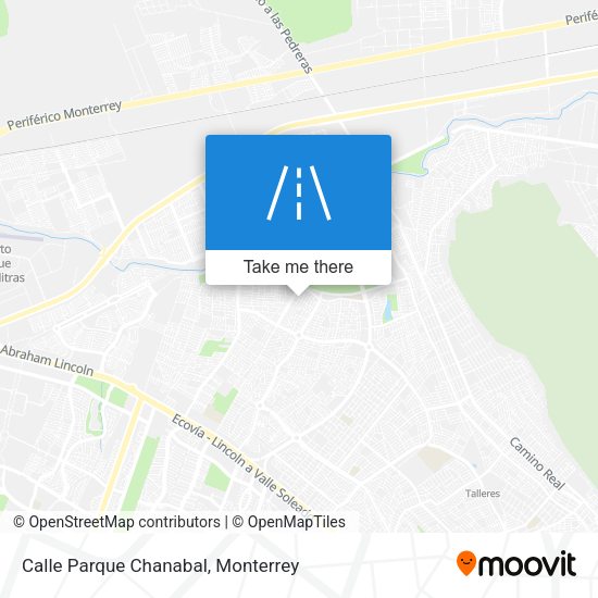 Mapa de Calle Parque Chanabal