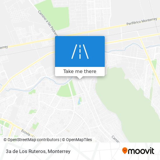 3a de Los Ruteros map