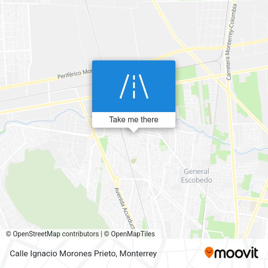 Calle Ignacio Morones Prieto map