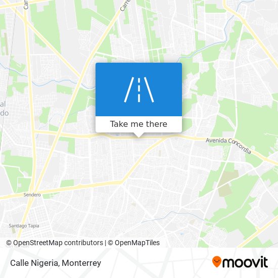 Calle Nigeria map