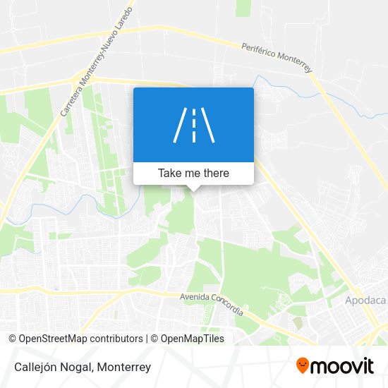 Callejón Nogal map