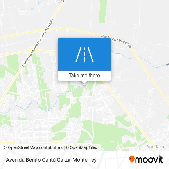 Avenida Benito Cantú Garza map