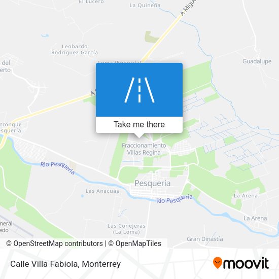 Calle Villa Fabiola map