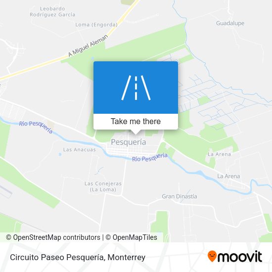 Mapa de Circuito Paseo Pesquería