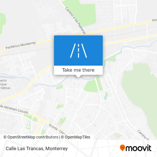 Mapa de Calle Las Trancas