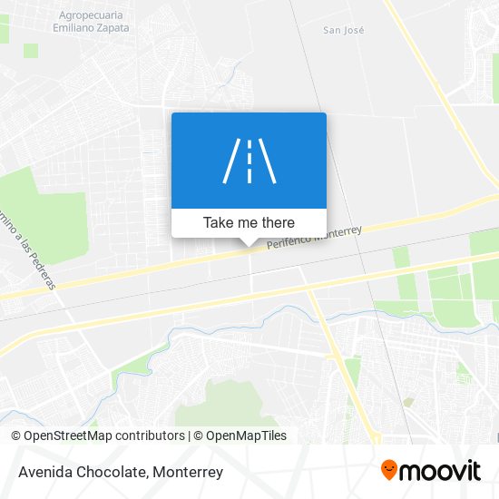 Avenida Chocolate map