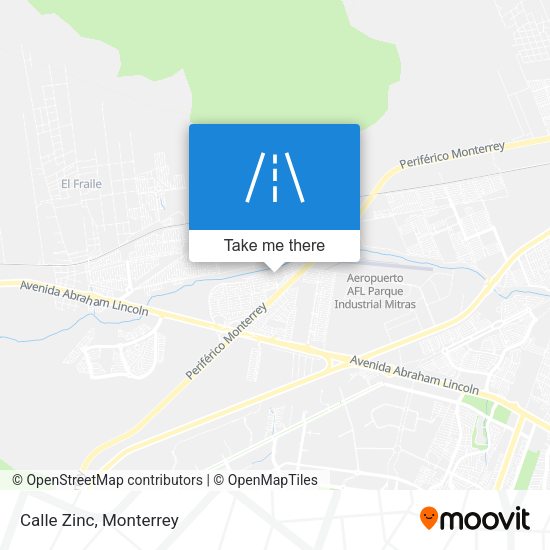 Mapa de Calle Zinc