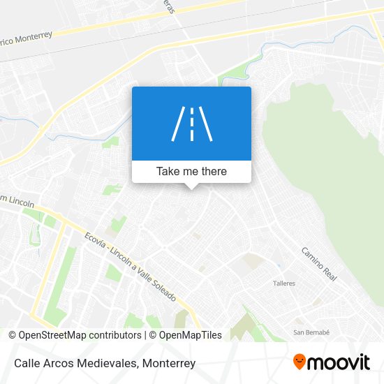 Calle Arcos Medievales map