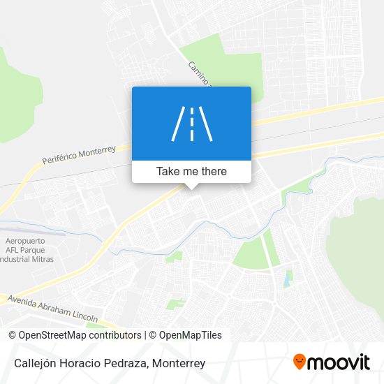 Mapa de Callejón Horacio Pedraza