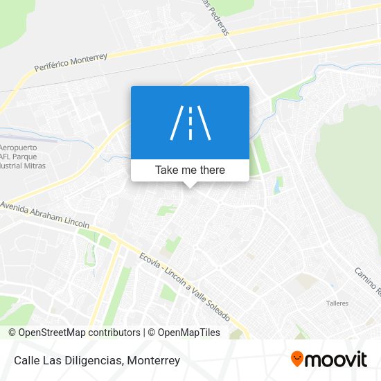 Calle Las Diligencias map
