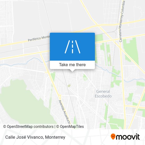 Calle José Vivanco map