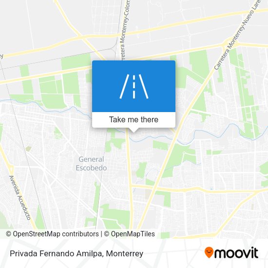 Privada Fernando Amilpa map