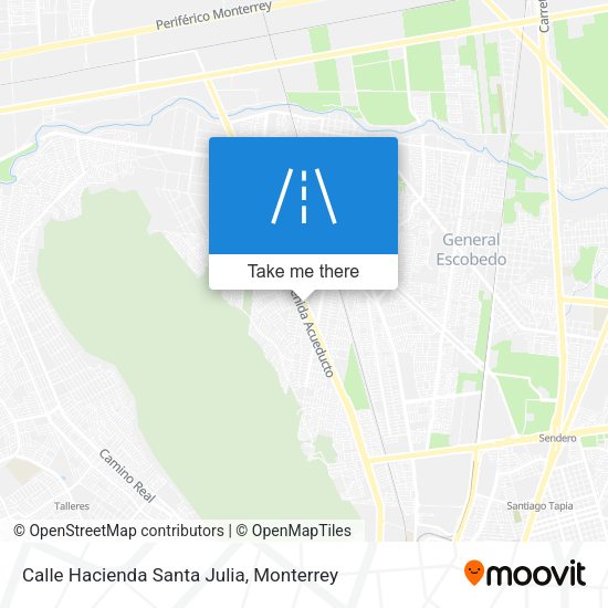 Mapa de Calle Hacienda Santa Julia