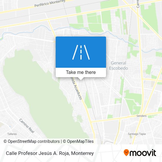 Mapa de Calle Profesor Jesús A. Roja