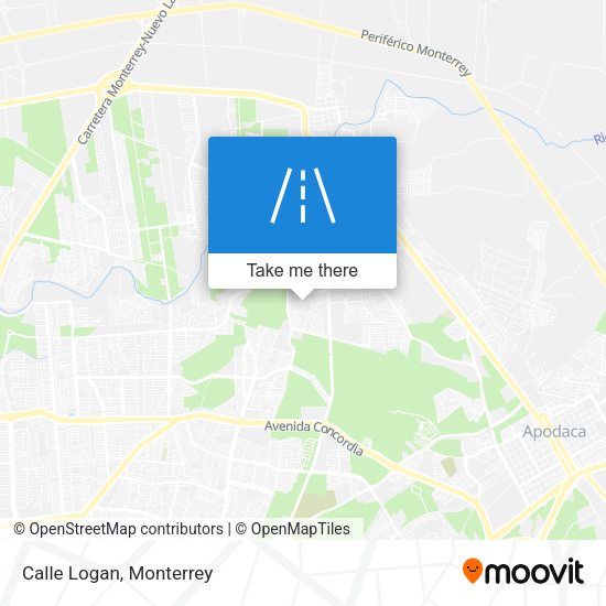Calle Logan map