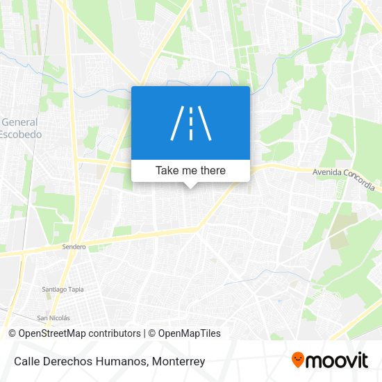 Calle Derechos Humanos map
