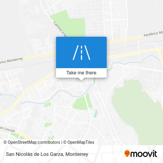San Nicolás de Los Garza map
