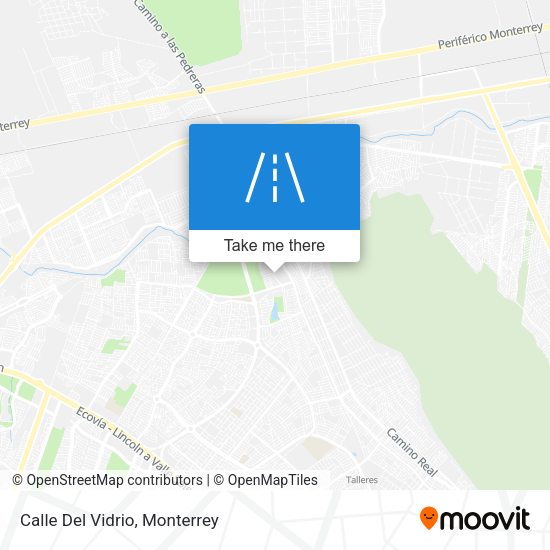 Mapa de Calle Del Vidrio