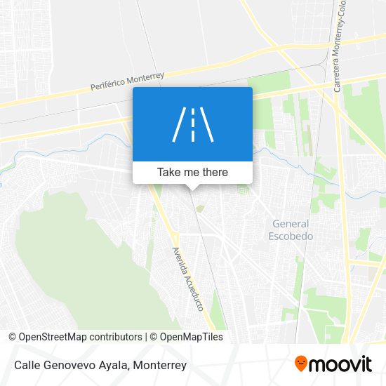Mapa de Calle Genovevo Ayala