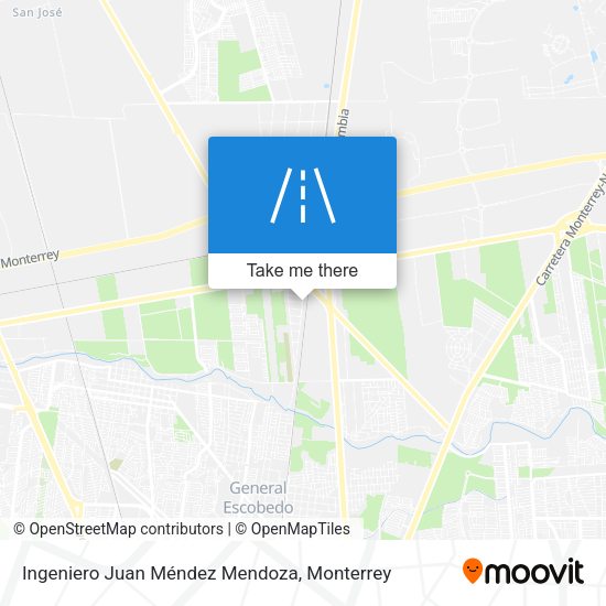 Ingeniero Juan Méndez Mendoza map