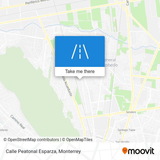 Calle Peatonal Esparza map