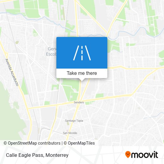 Mapa de Calle Eagle Pass