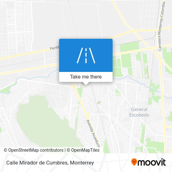 Calle Mirador de Cumbres map