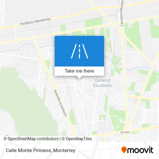 Calle Monte Pirineos map