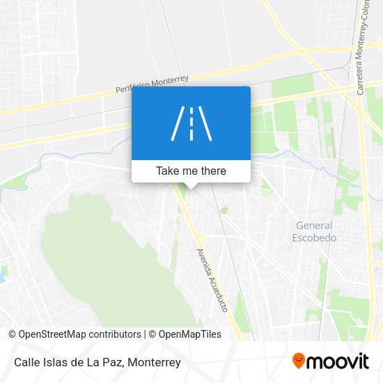 Calle Islas de La Paz map