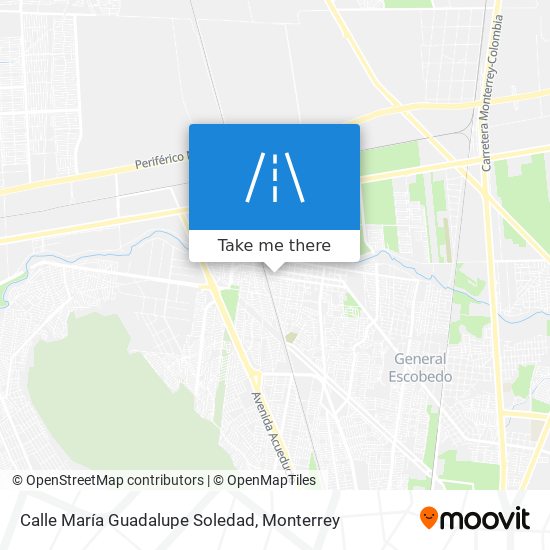 Calle María Guadalupe Soledad map