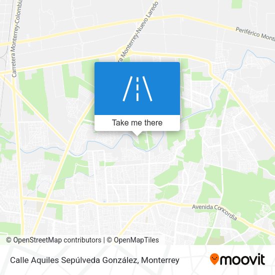 Mapa de Calle Aquiles Sepúlveda González
