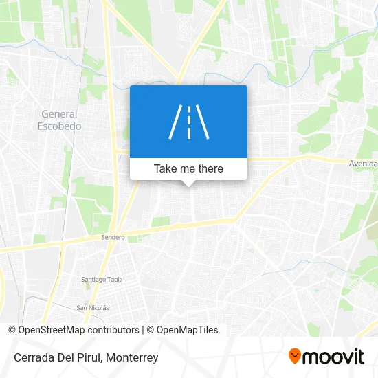Cerrada Del Pirul map