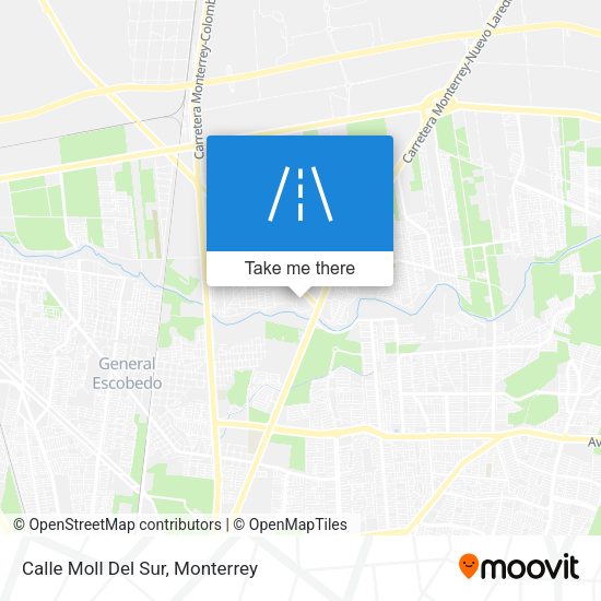 Mapa de Calle Moll Del Sur
