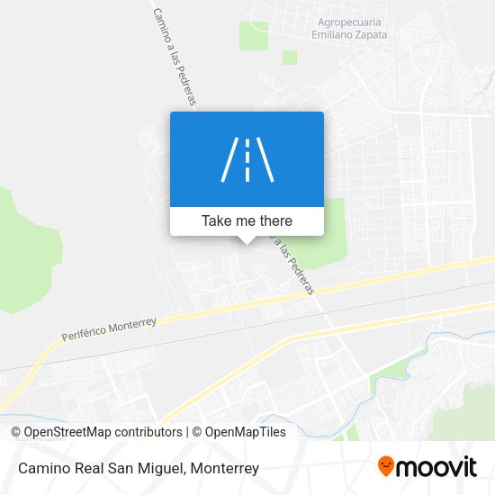 Mapa de Camino Real San Miguel
