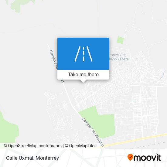Mapa de Calle Uxmal