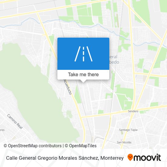 Mapa de Calle General Gregorio Morales Sánchez