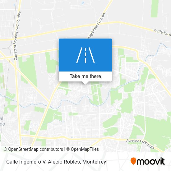 Calle Ingeniero V. Alecio Robles map