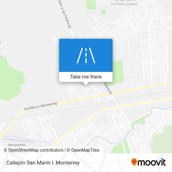 Mapa de Callejón San Marín I