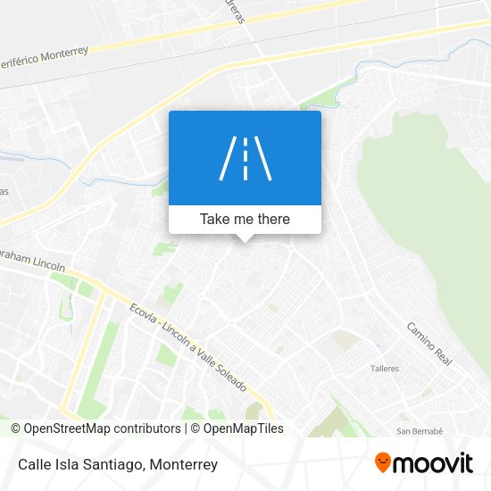 Calle Isla Santiago map