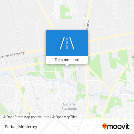 Mapa de Serbal